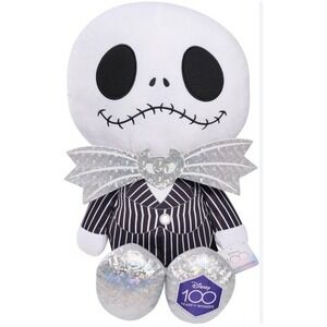 NEW Disney Jack Skellington Plush Nightmare Before Christmas 100th Anniversary
